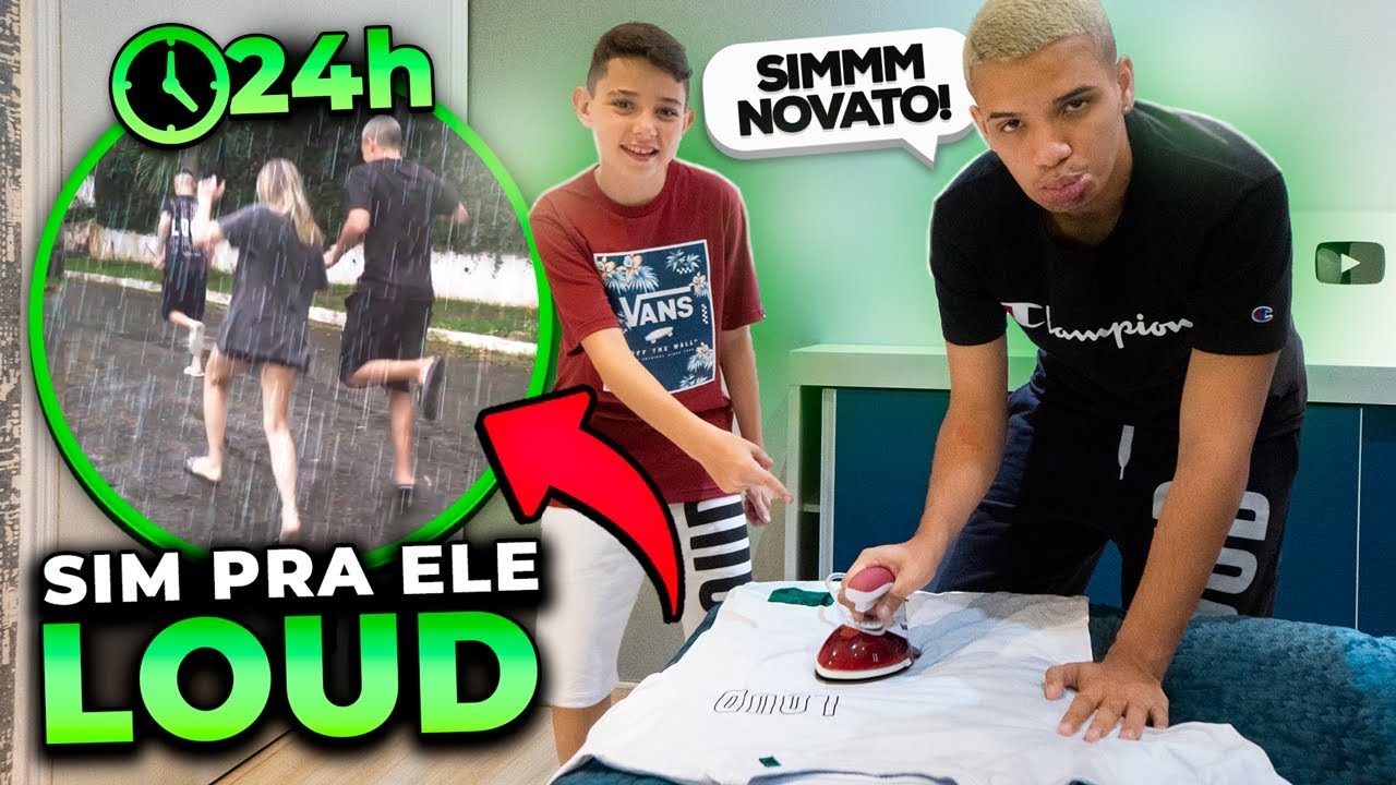 PEGOU PESADO?! DIZENDO SIM PARA A CRIANÇA DA LOUD POR 24 HORAS!!