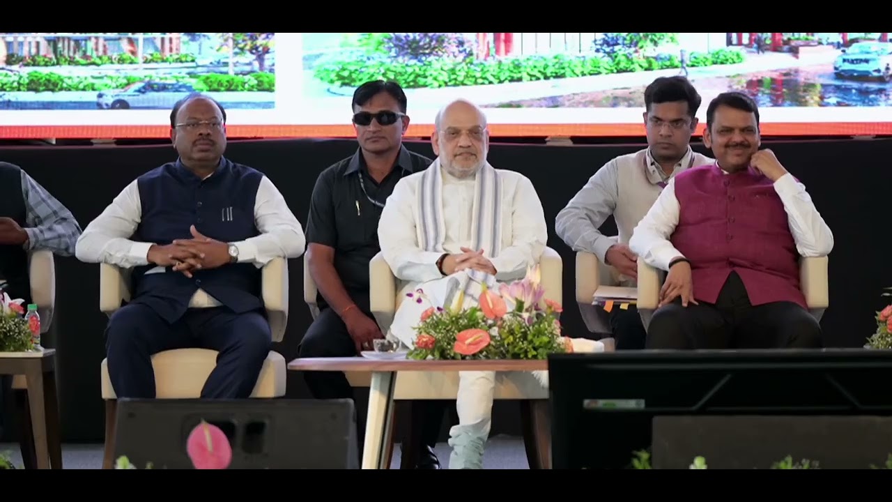 Home Minister Shri Amit Shah praises the role of CM Devendra Fadnavis & NCI's CEO Shailesh Joglekar
