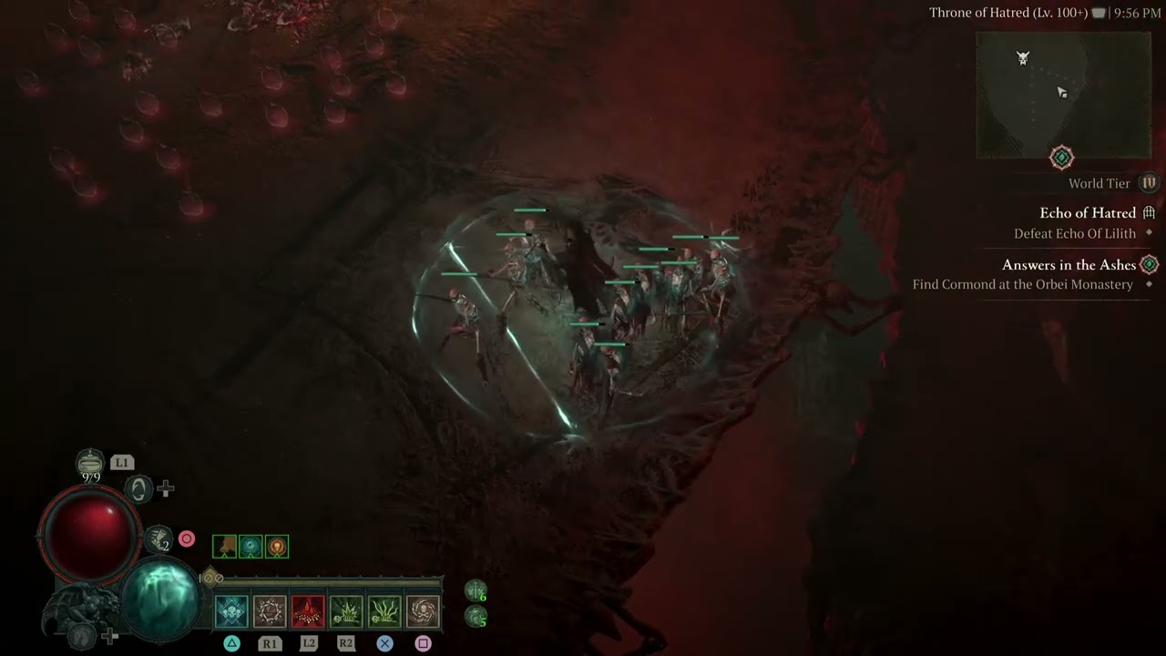 Diablo IV | Uber Lilith Kill | Necromancer Mendeln Summoner | Sub 2 Minutes