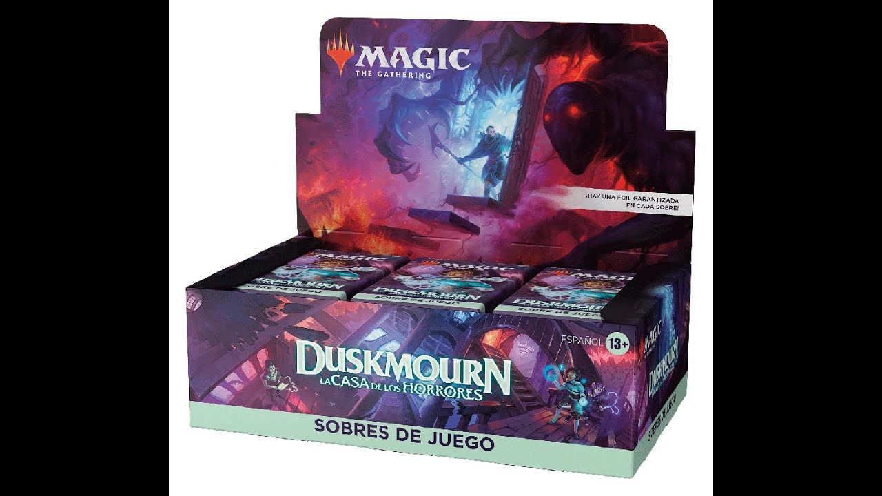 Apertura caja de sobres de juego Duskmourn play booster box unboxing
