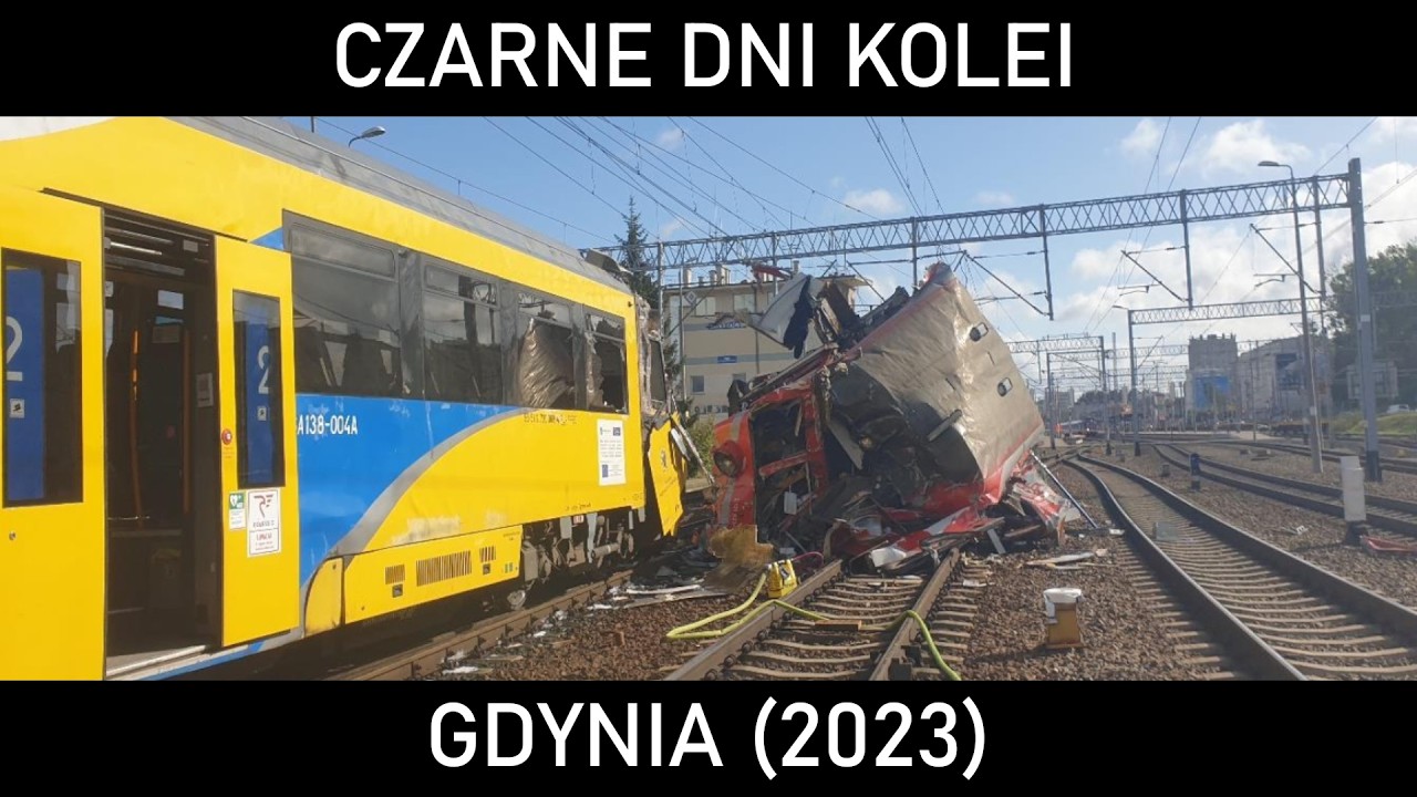 CZARNE DNI KOLEI #75 - Myszki i monitory. Zderzenie pociąg&oacute;w w Gdyni (2023)