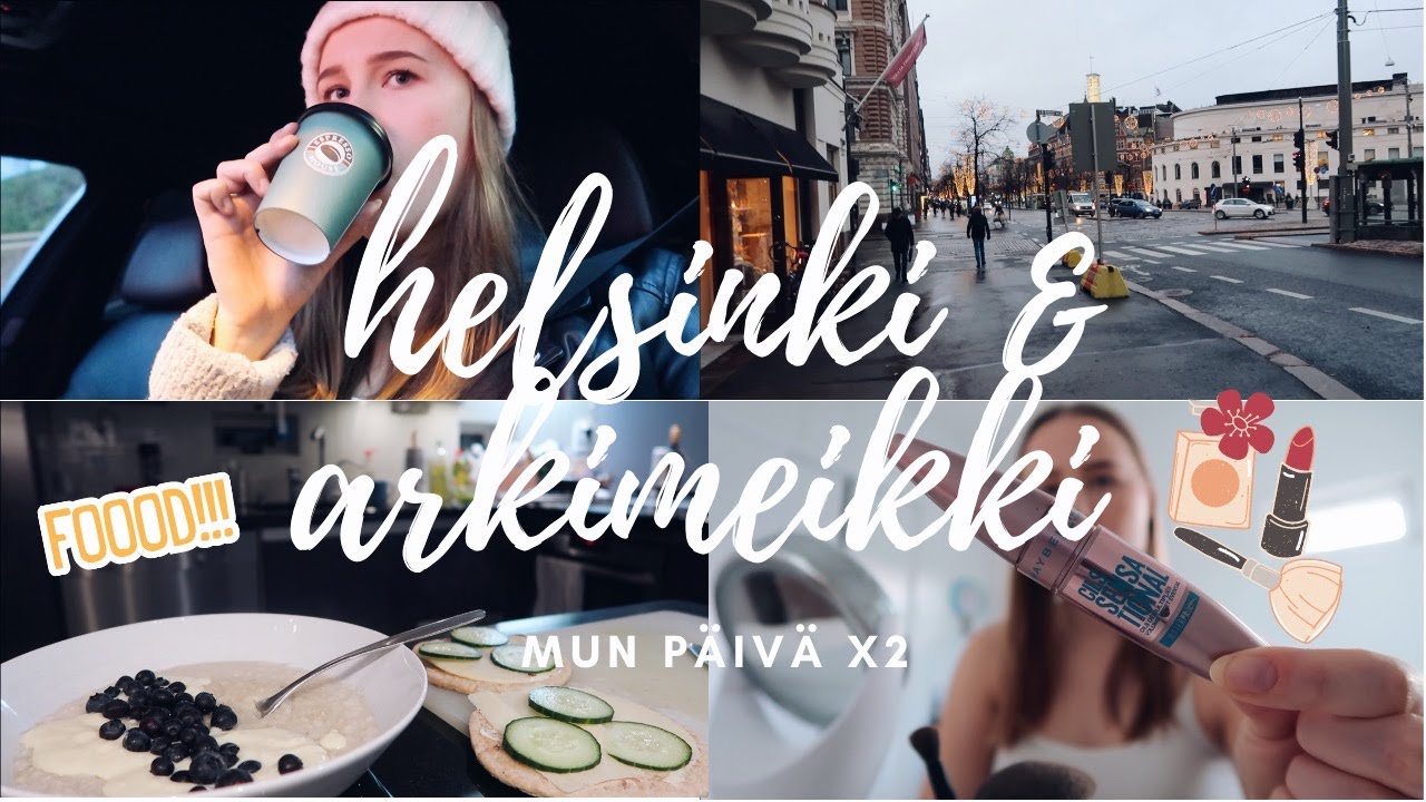 Helsinki, jouluinen kahvi & arkimeikki🤩 MYDAY X2