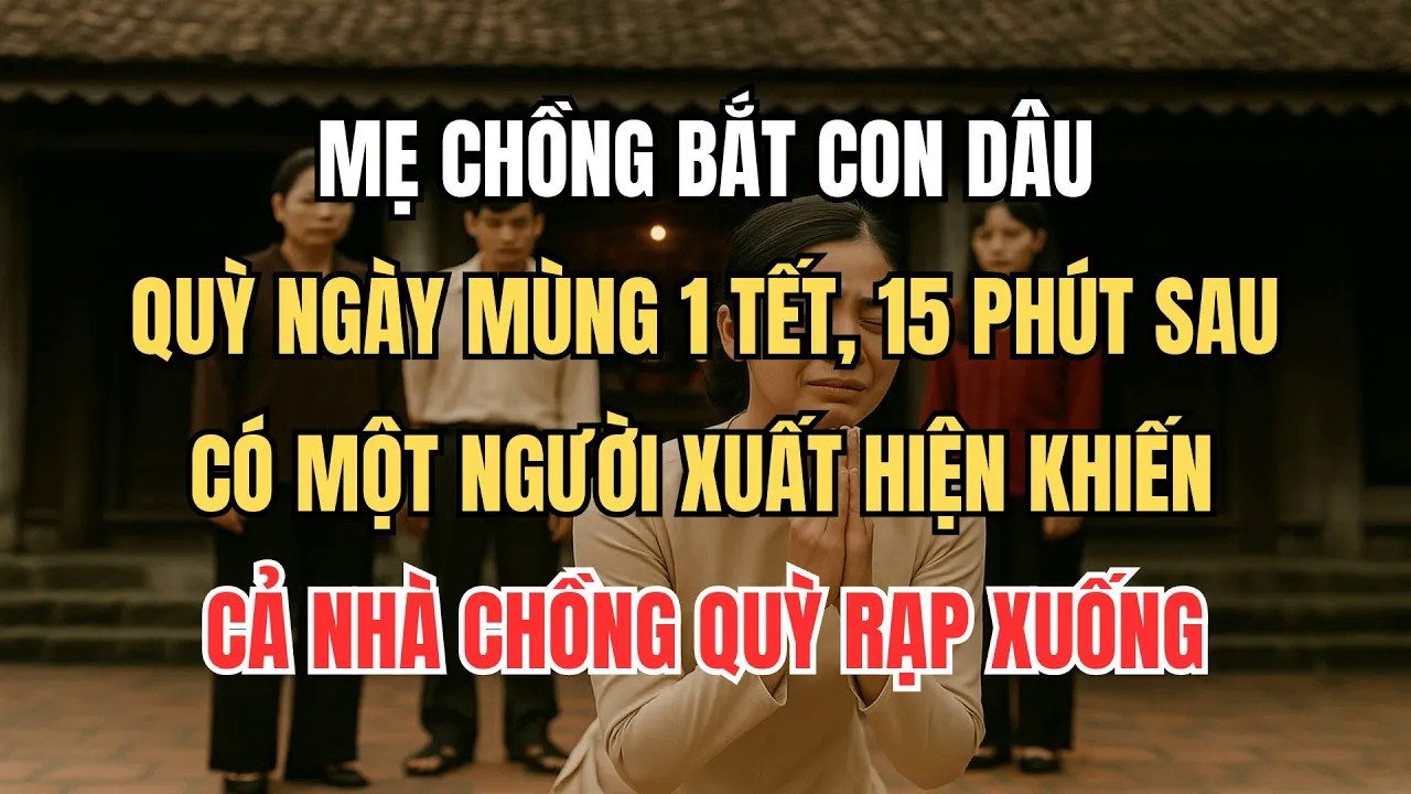 Mẹ Chồng Bắt Con Dâu Quỳ Ngày Mùng 1 Tết, 15 Phút Sau Có 1 Người Xuất Hiện Khiến Nhà Chồng Quỳ Rạp