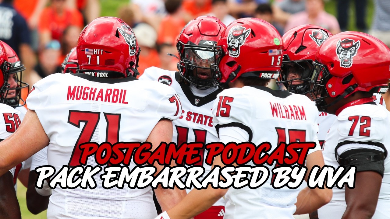 NC State torched by Virginia, 34-8, in Week 0 | Postgame Podcast