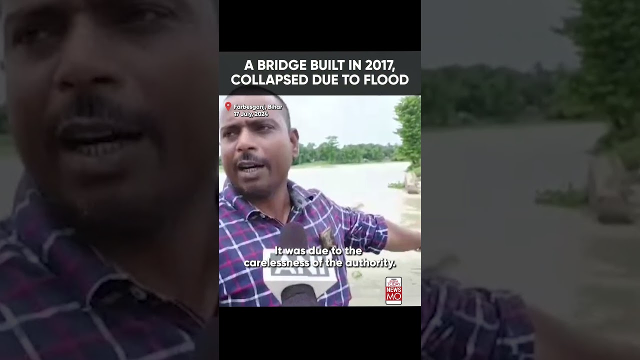 Another Bridge Collapsed In Bihar's Araria District | NewsMo