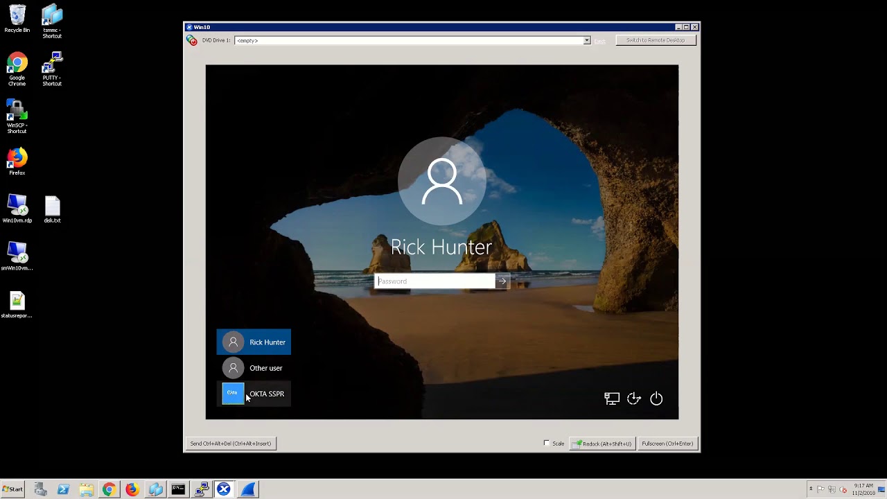 Okta Self Service Password Reset