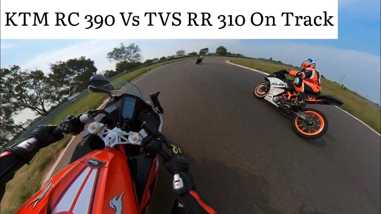 ഞാൻ TVS RR310 Race Track യിൽ കൊണ്ടുപോയപ്പോൾ | RC 390 Vs TVS RR310!! Its All About The Rider!!!