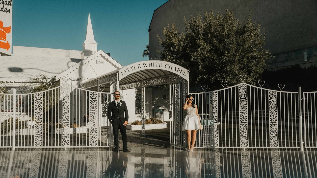 Little White Chapel Elopement in Downtown Las Vegas