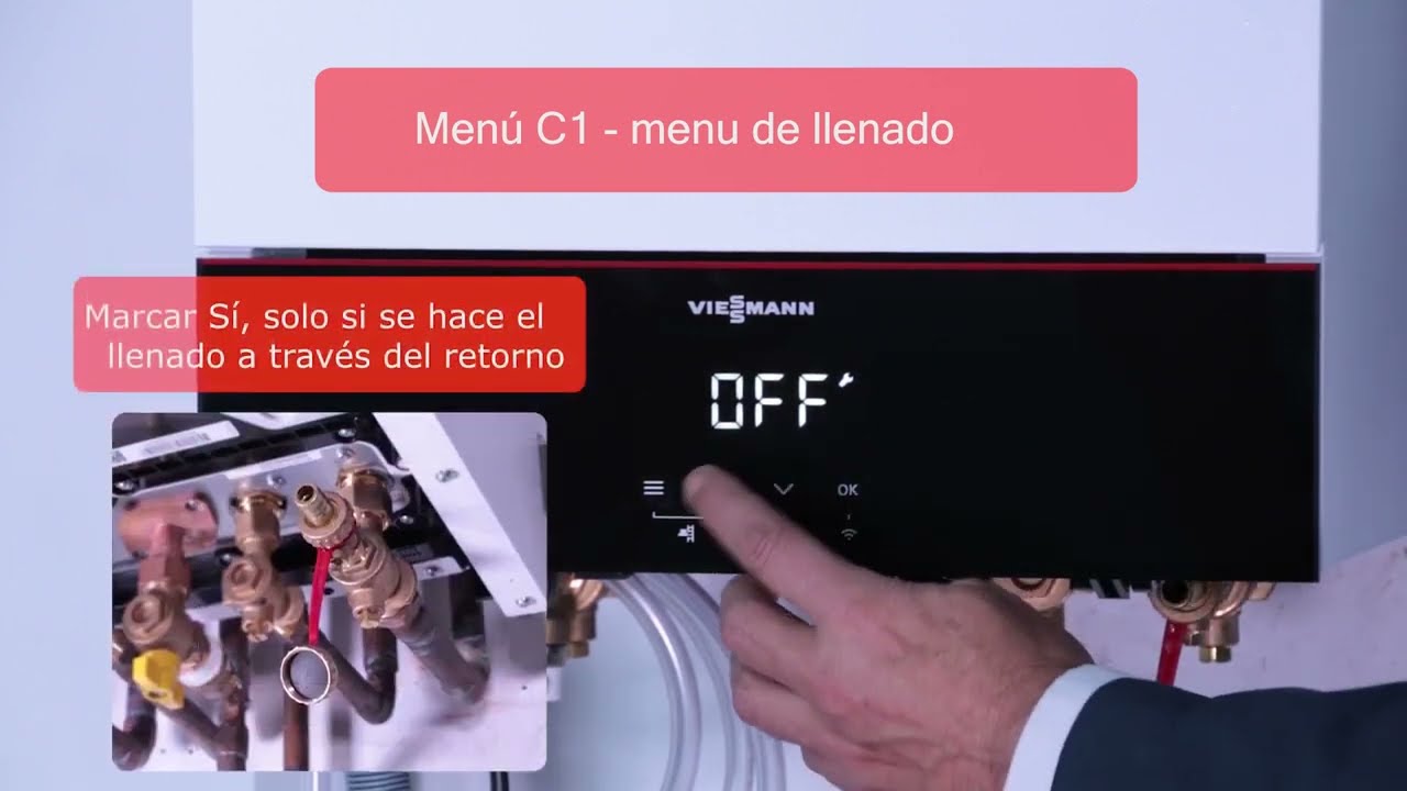 Puesta en marcha Vitodens 100 W B1HF B1KF Y Vitodens 111 W B1LF con la regulación