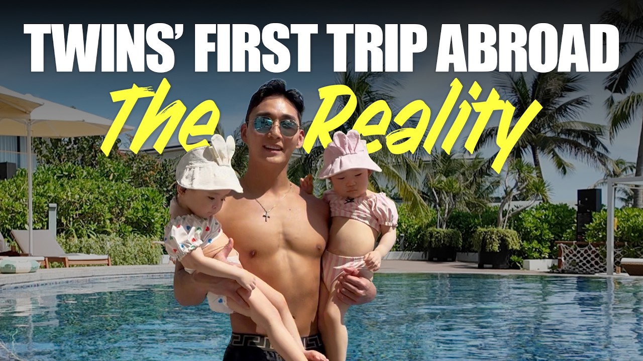 [Vlog]16개월 쌍둥이 인생 첫 비행✈️초보 아빠의 나트랑 여행 l 육아 난이도: 최상🔥 Twin Dad’s First International Trip(Lv. Hell🔥)