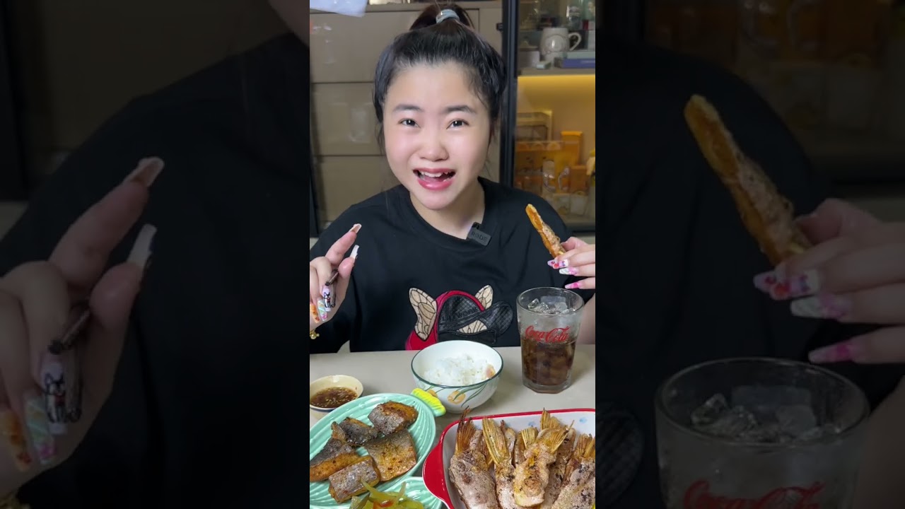 Mukbang ức mỡ cá Dứa - cá Basa - cá Tra ướp sả ớt! - CAO HOÀNG MẪN