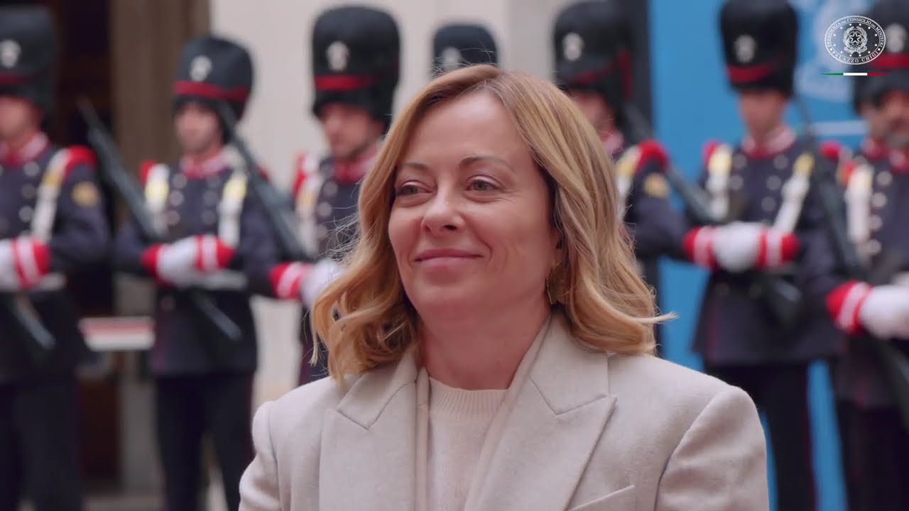 GIORGIA MELONI RICEVE A PALAZZO CHIGI IL RE ABDULLAH II DI GIORDANIA