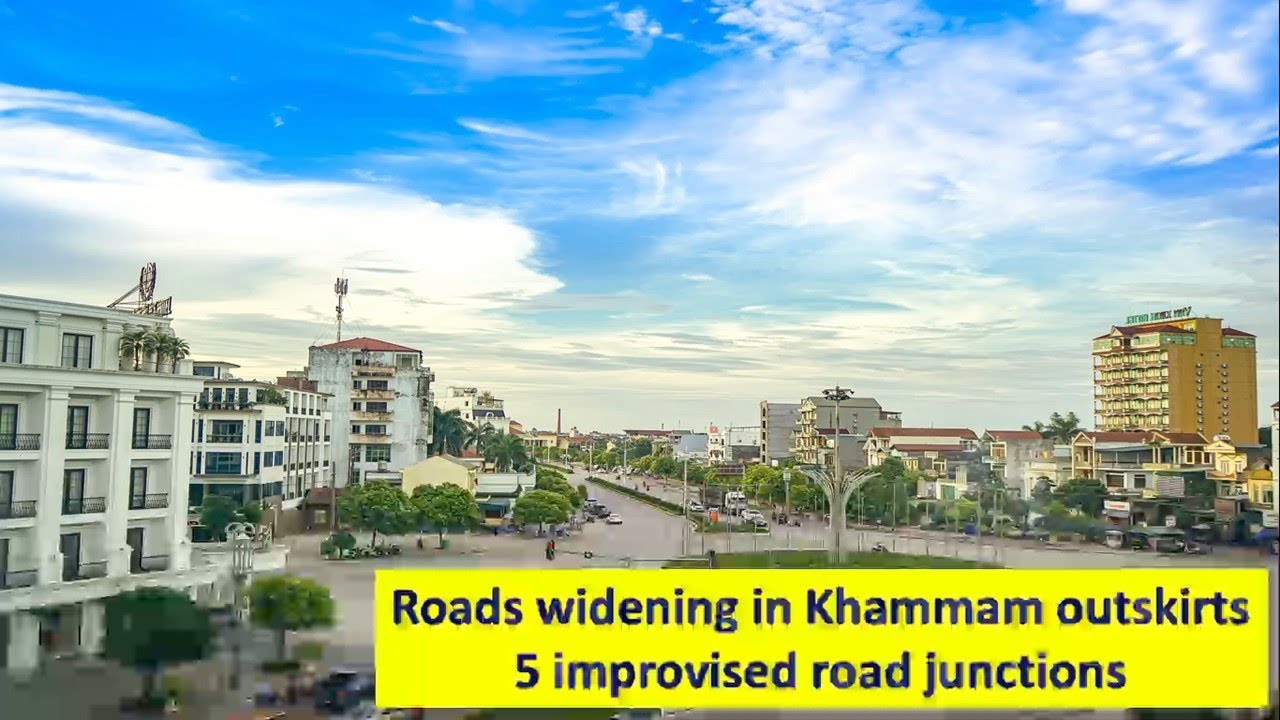 Khammam roads in outskirts widening@JVEdVlog