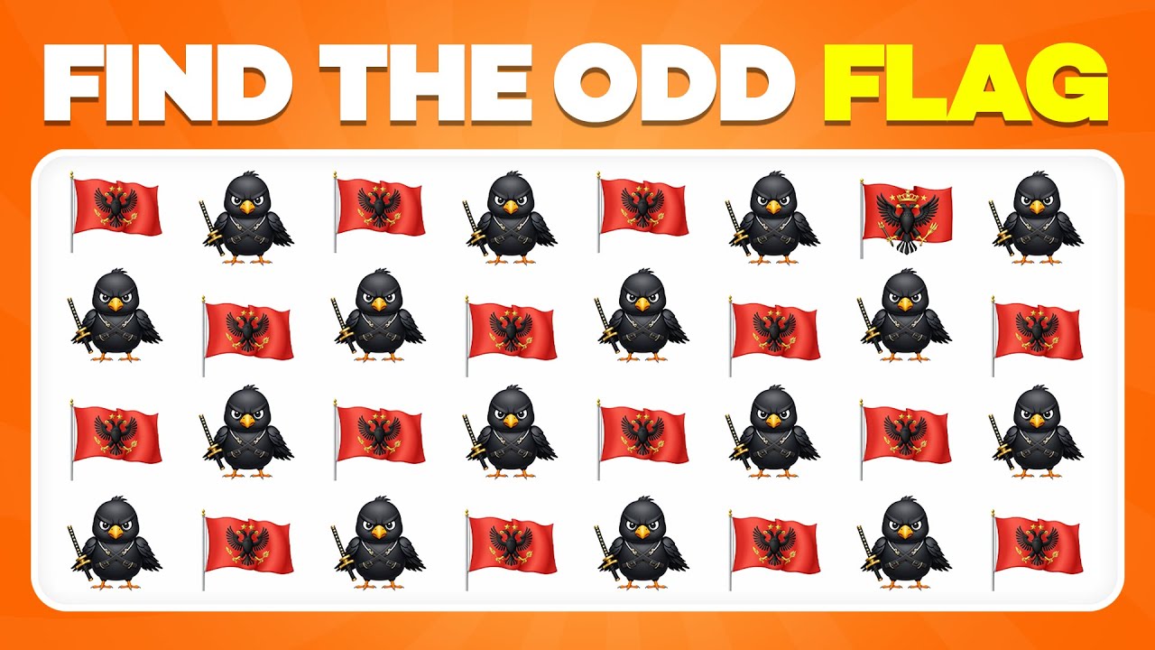 Find the ODD One Out - Flags Edition 🚩🇱🇷 | Easy, Medium, Hard Levels Quiz