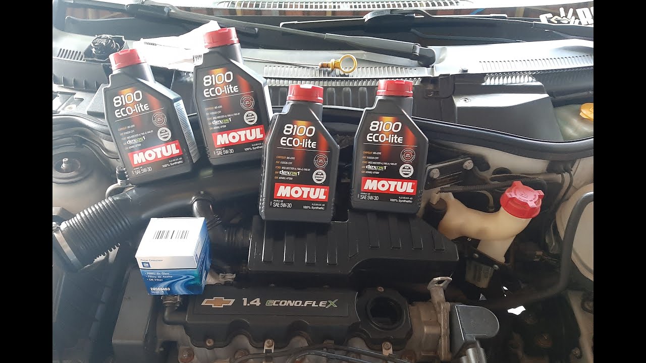 TROCA DE ÓLEO E FILTRO.  ¨MOTUL 8100 ECO-LITE¨