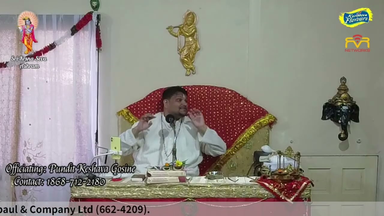 Pt. Keshava Gosine: If Lord Visnu is time, how does time change your heart, behaviour? | Session 5
