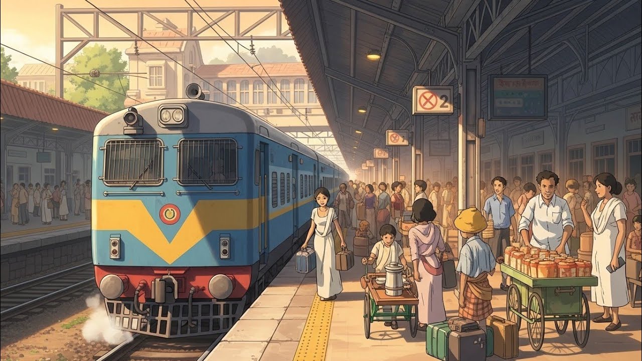 “A Magical Indian Train Journey – A Ghibli Style Travel Story”