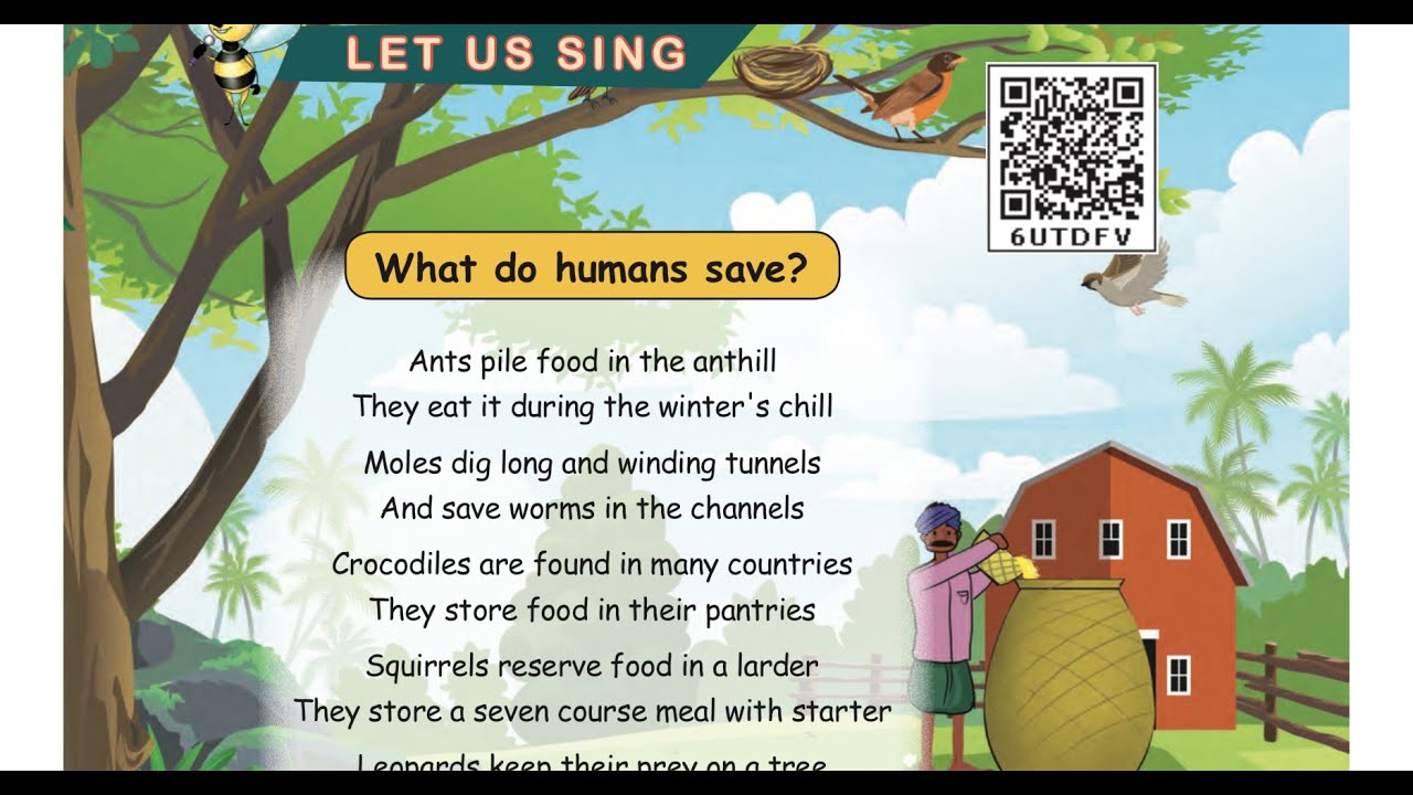 WHAT DO HUMANS SAVE - UNIT 2  - TERM 2  - ENGLISH - 4TH  STANDARD
