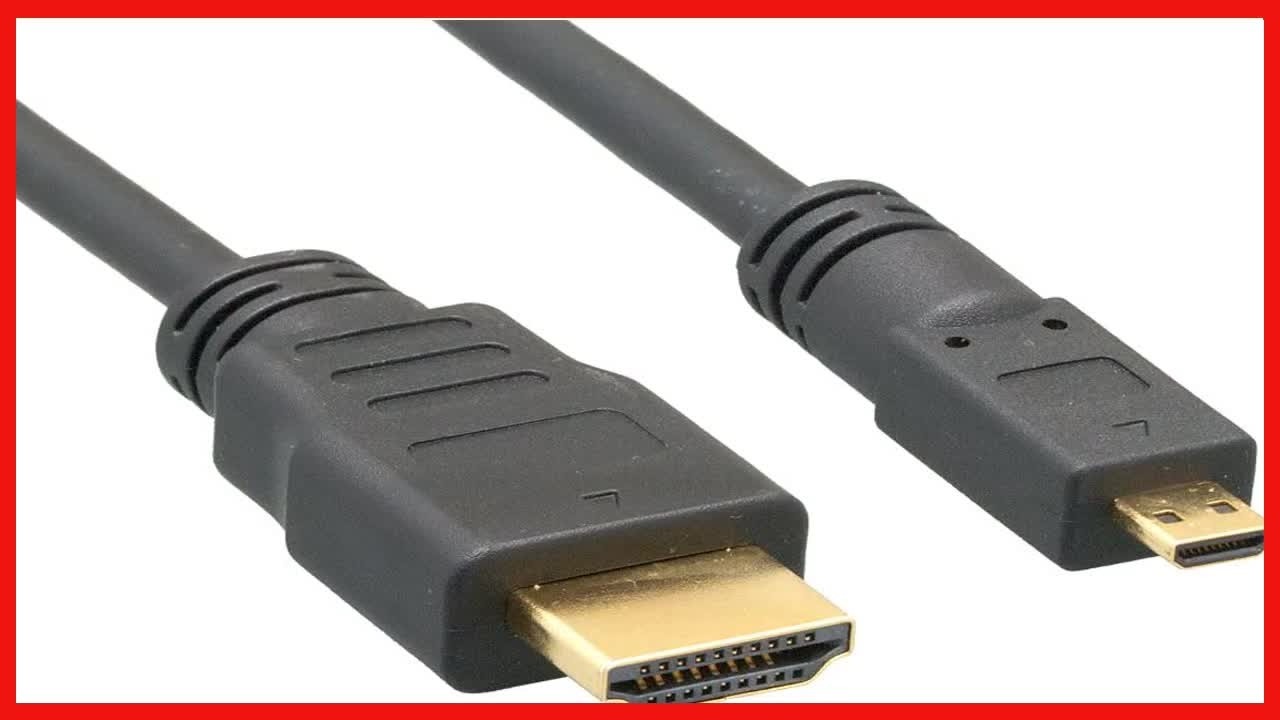 Cablelera Micro HDMI to HDMI with Ethernet Cable: Reliable 4K Video and Audio Connection