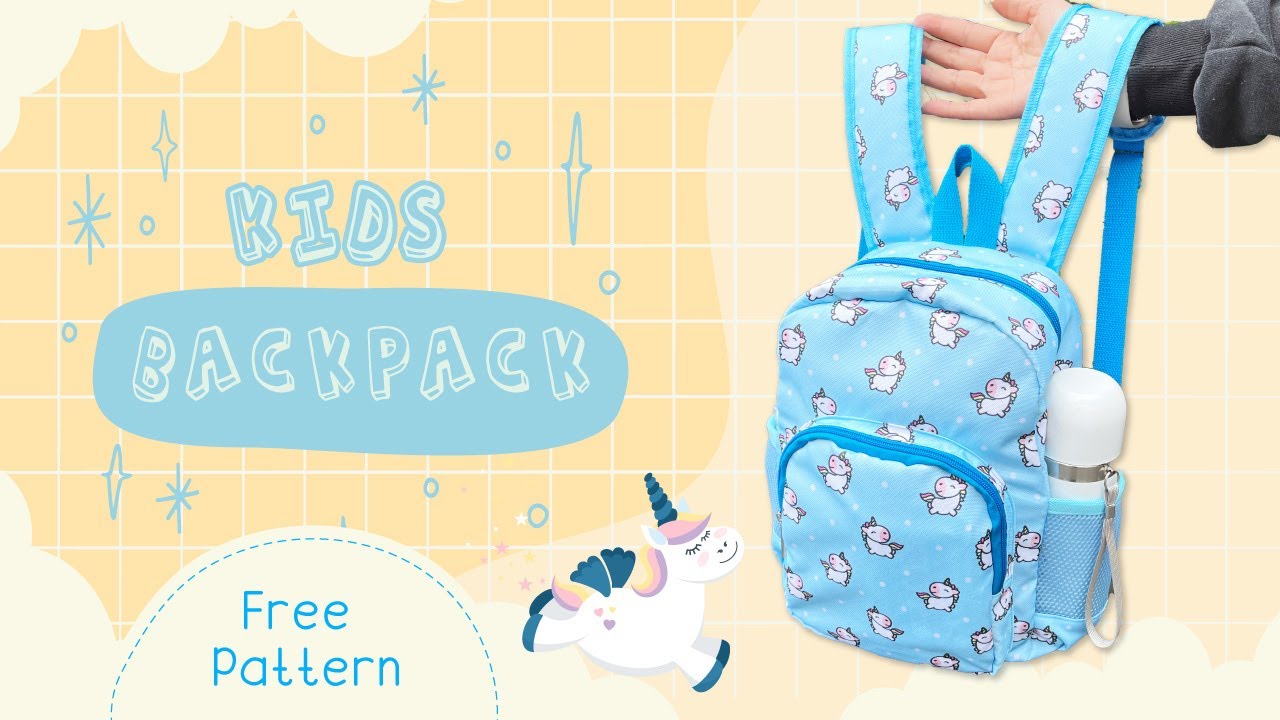 FabricBear「 Kids Backpack 」Free Pattern