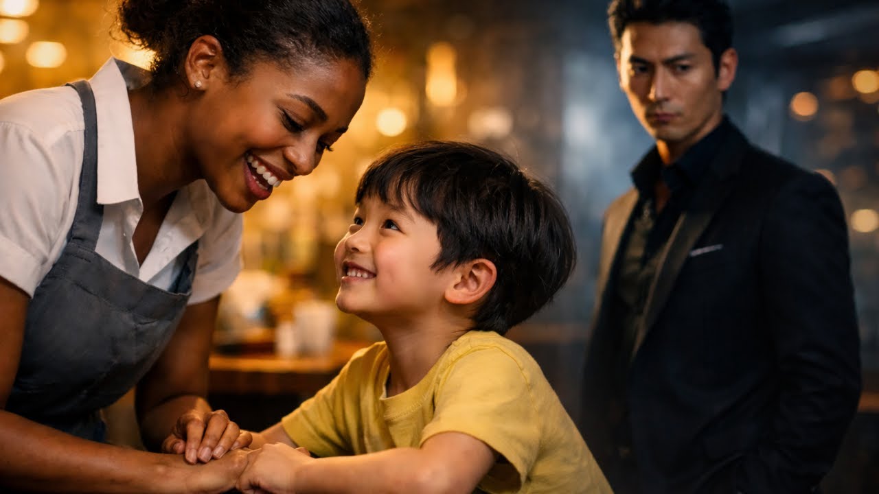 Black Waitress Laughs at a Boy’s Joke… His Father Is Korea’s Most Powerful Billionaire