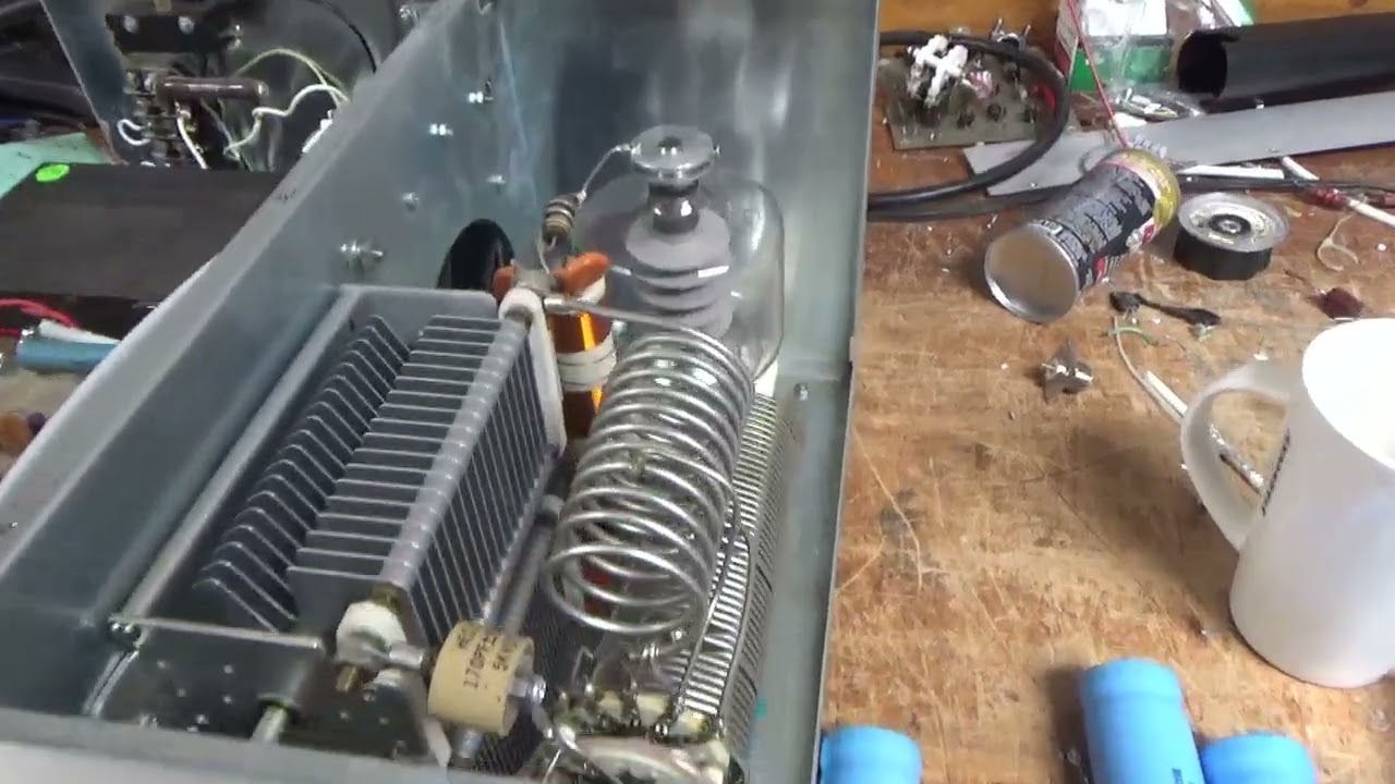 Ameritron Al80A Repair, Filter Caps, So-239's, Plate Choke, Gas Discharge Tubes Etc Etc