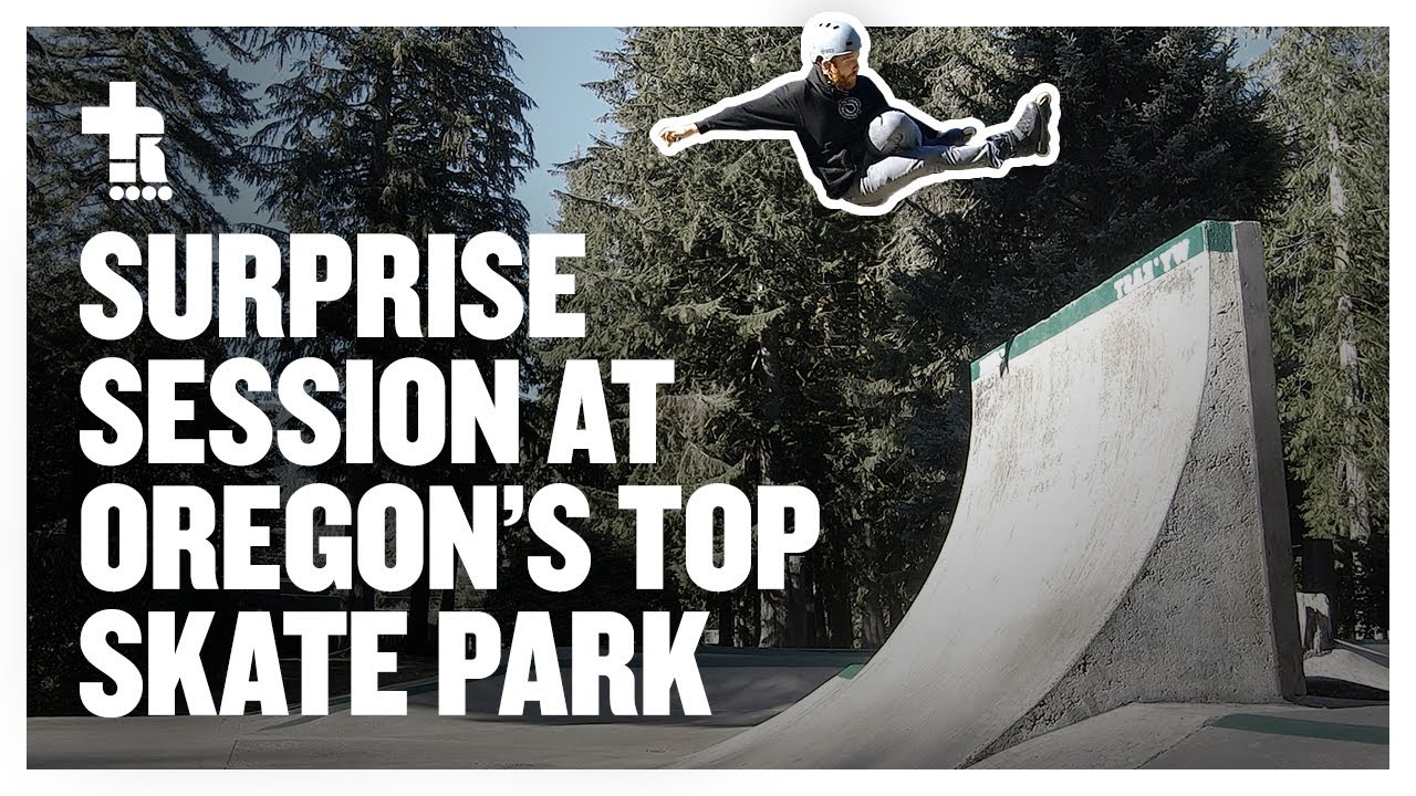 Surprise Session at Oregon's Top Skate Park (Windells Ski Camp) | Aggressive Inline Skating