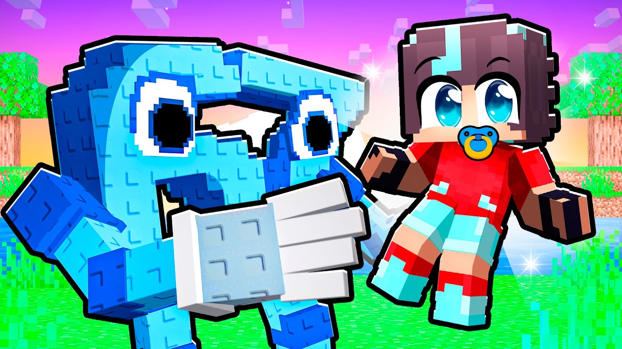 Bebe Misaki es ADOPTADO por FAMILIA DE BRAINROTS SECRETOS en Minecraft!😨💥