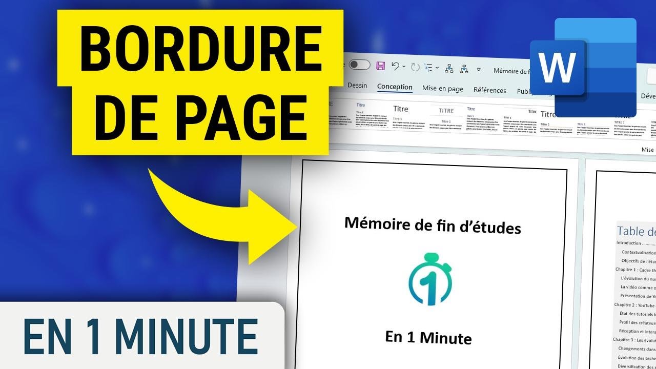 Ajouter une bordure de page &agrave; votre document Word