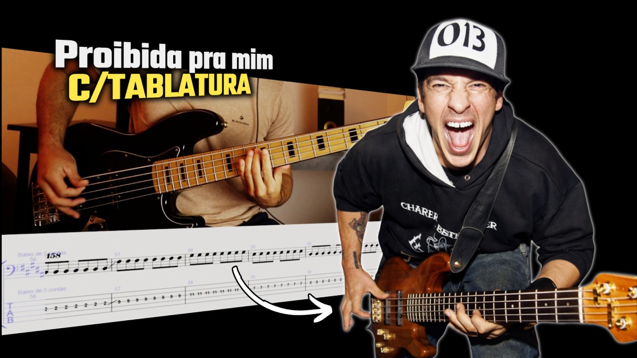 Proibida pra mim - Charlie brown Jr | Baixo cover c/tablatura