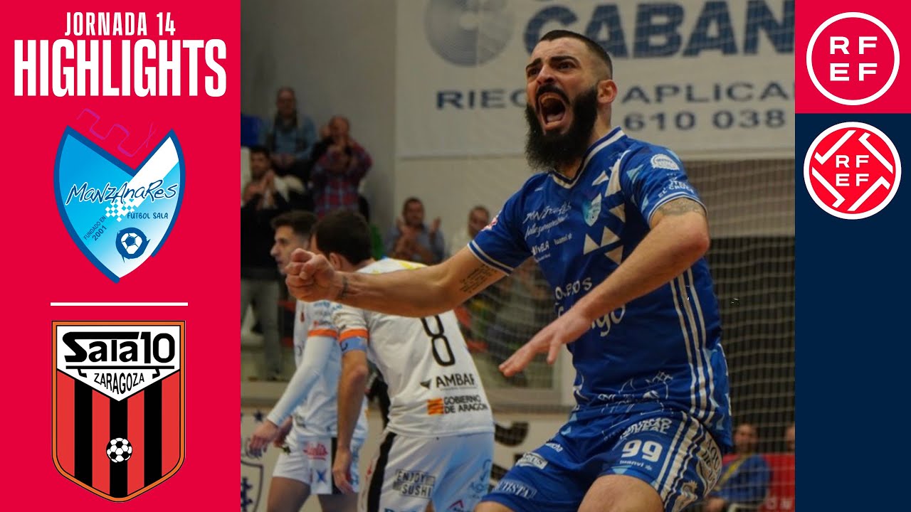 Resumen #PrimeraDivisiónFS | Quesos El Hidalgo Manzanares 4-3 Wanapix Sala 10 Zaragoza | Jornada 14