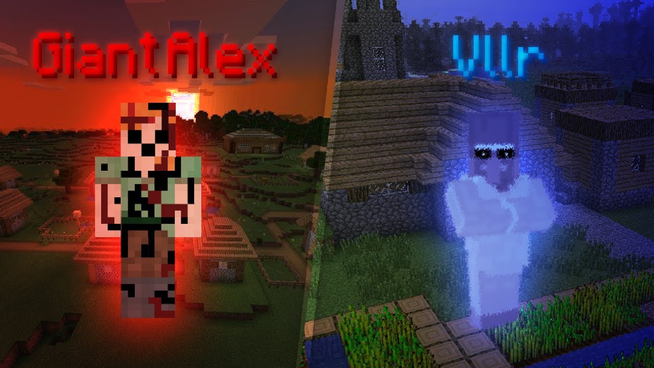 L'histoire de Giant Alex et Vllr (Alex en géant et un étrange villageois)