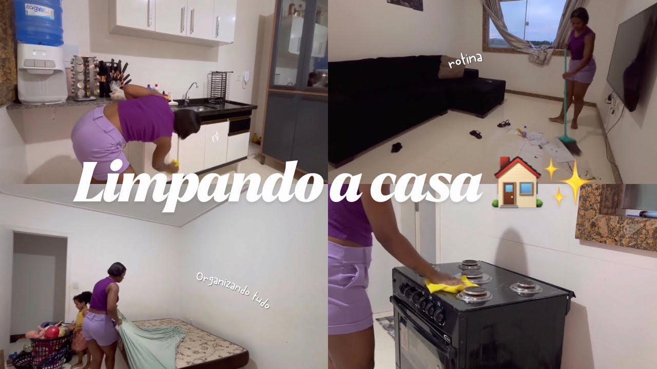 LIMPANDO A CASA TODA/ROTINA DE DONA DE CASA/ MUDEI O VISUAL DE NOVO.#diaadia#donadecasa#rotinadodia 