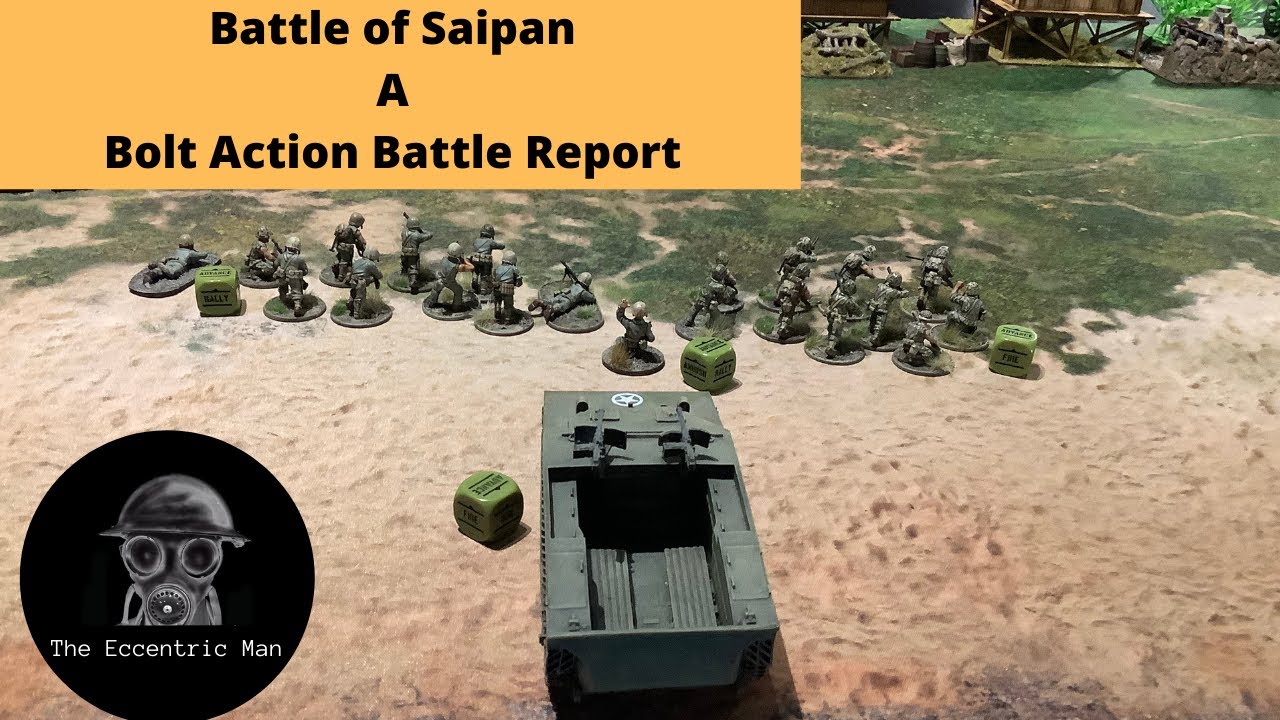 Battle of Saipan, Beach Landing, A Warlord Games Bolt Action Battle Report