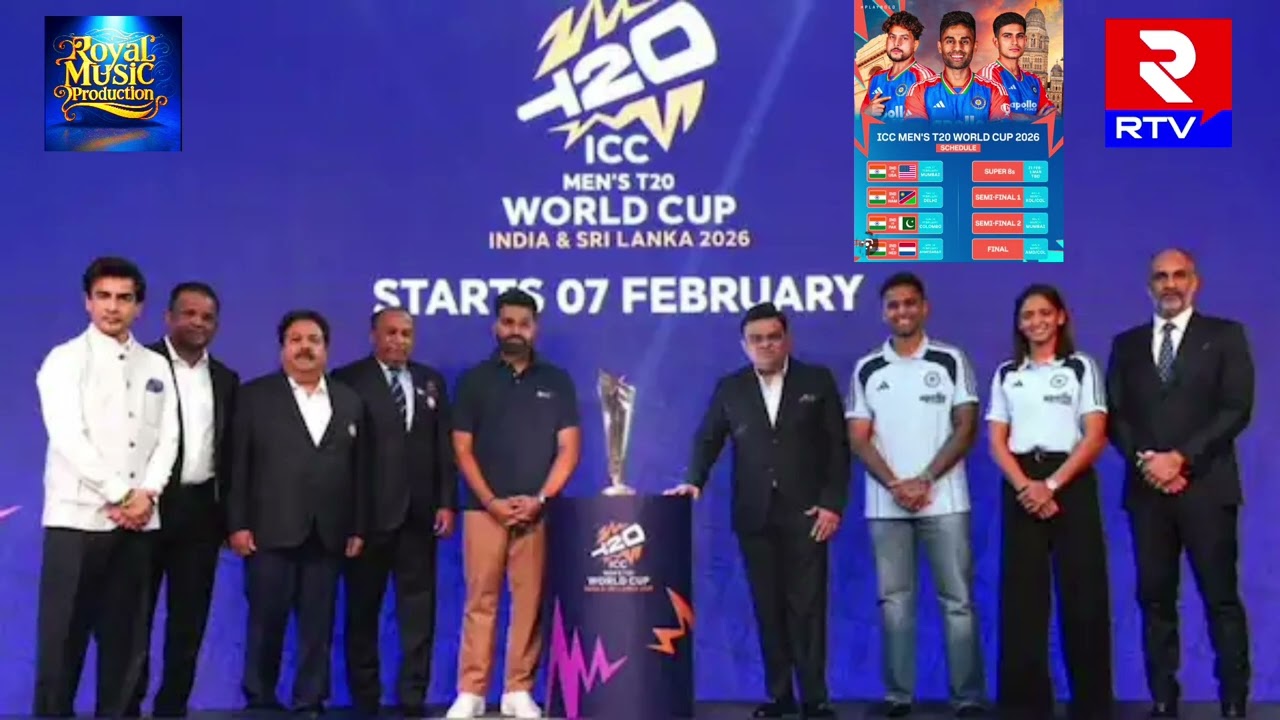ICC Men's T20 World Cup India & Sri Lanka 2026 | Hardik Pandya | Suryakumar Yadav | Shubman Gill