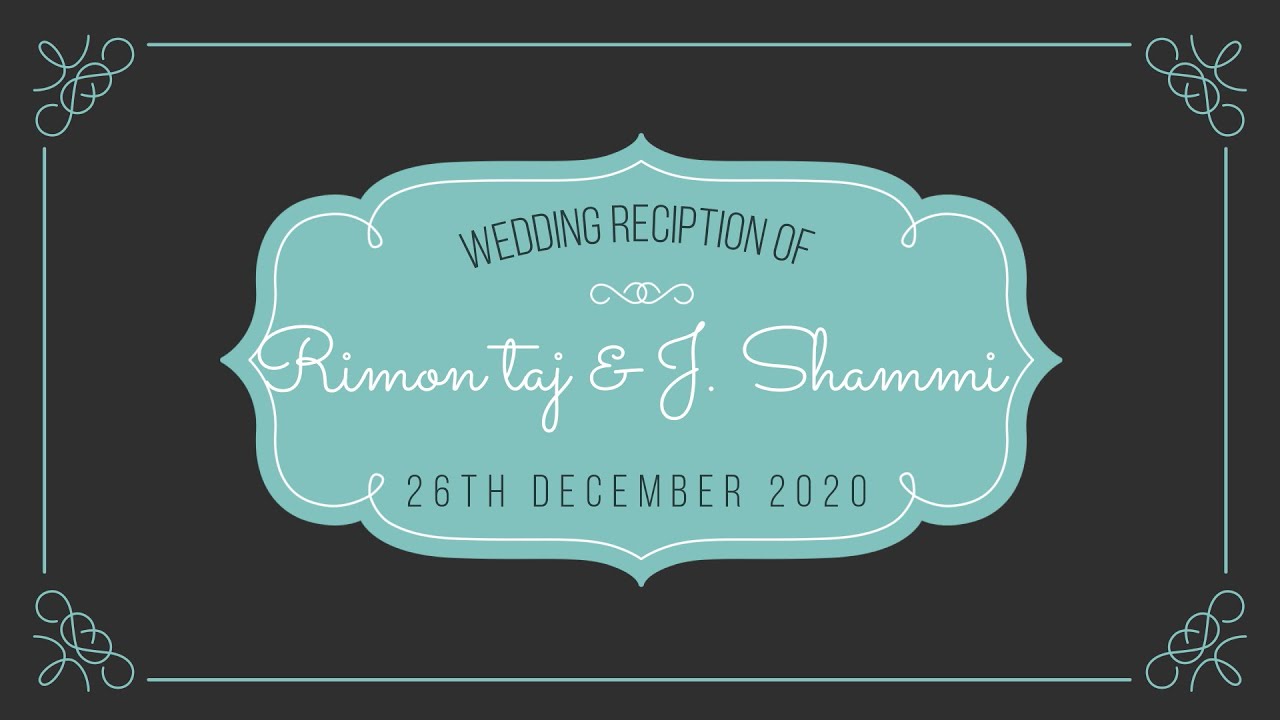 Rimon Taj & J,Shammi's Wedding Reception Trailer । Old Dhaka । Arombor