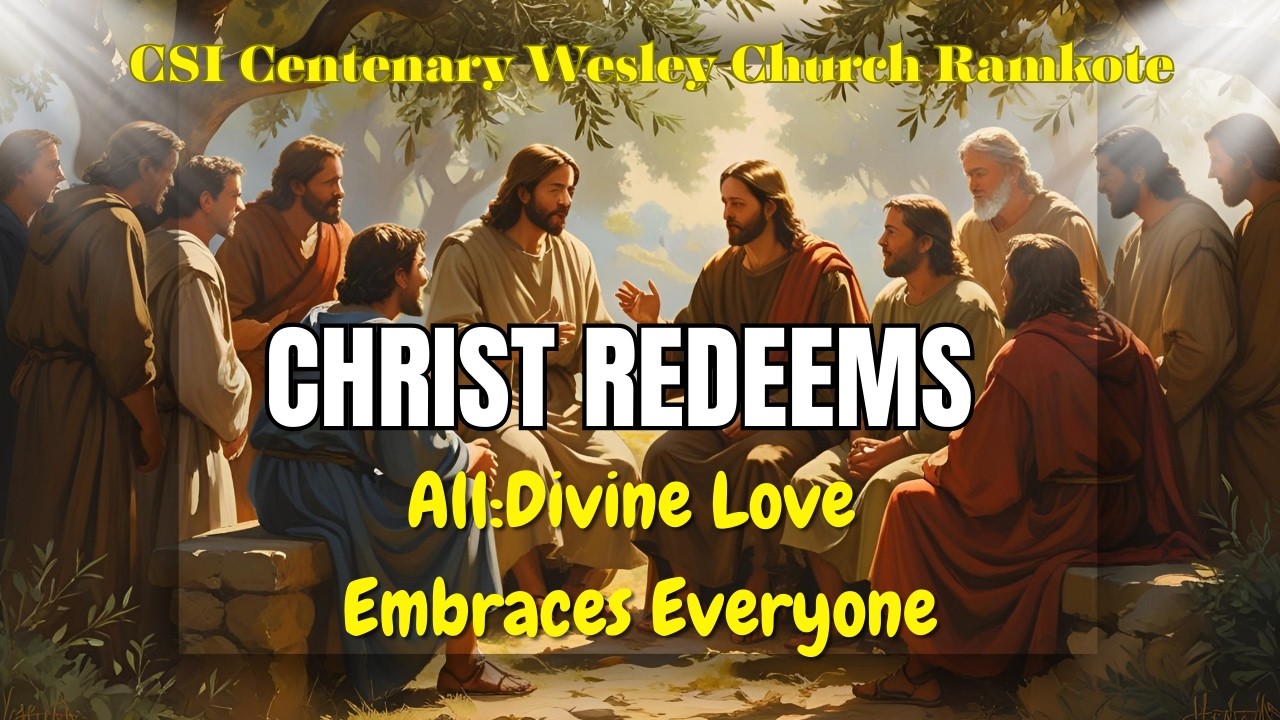Christ Redeems All:Divine Love Embraces Everyone | 09:30 AM | 15-02-2026 |  Rev. V. Raja Shekar