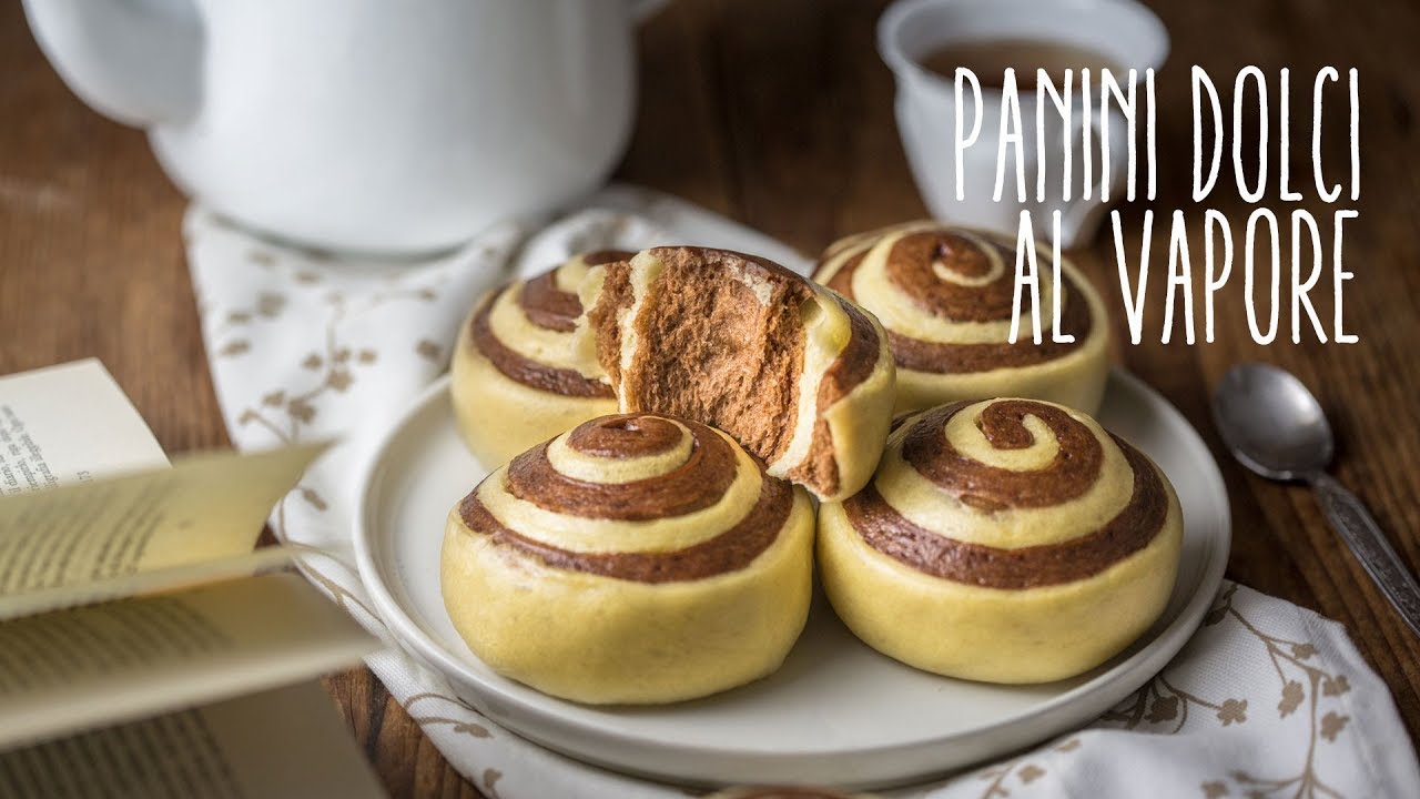 Panini al vapore dolci vegani