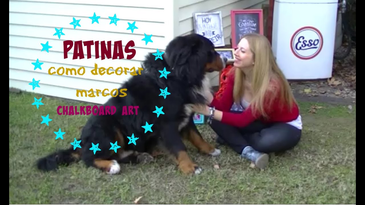 Como patinar marcos decorativos- Patinas - decoupage - Chalkboard art ♥ Marina Capano
