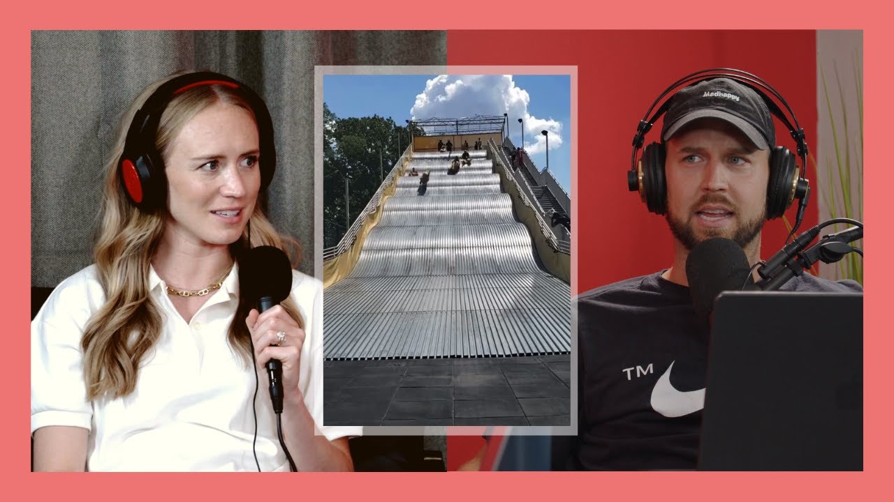 Trey and Katie React to the Most Dangerous Slide in the World!