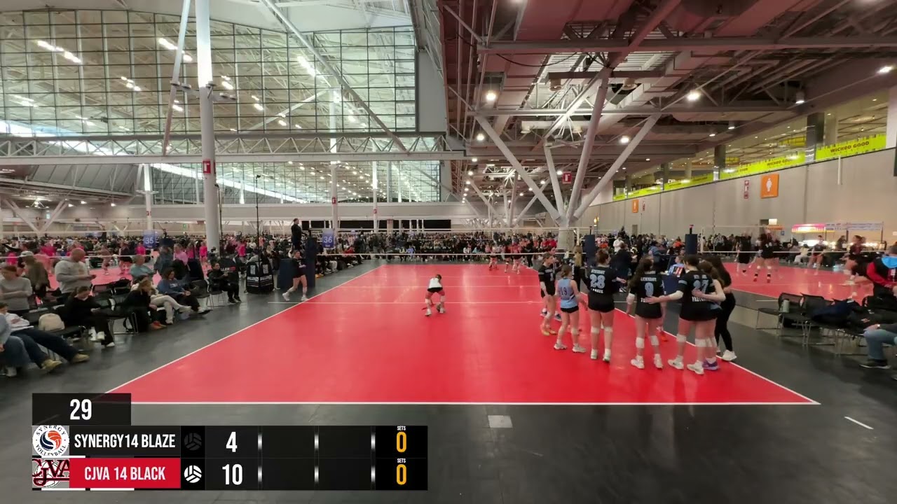 Synergy 14 Blaze vs CJVA 14 Black - 14s Open Bronze Playoffs Match 2 - Nike Boston National Qual