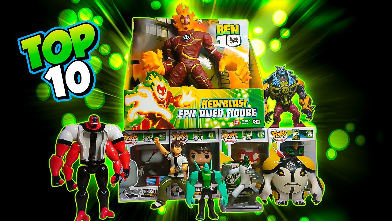 MEU TOP 10 BONECOS de BEN 10 de 2025 da MINHA COLEÇÃO!!