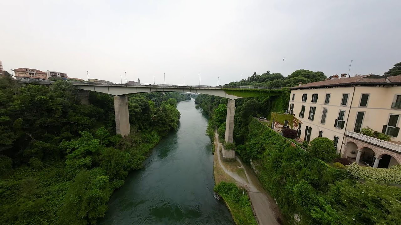 Drone Flight Through Time &ndash; Trezzo Castle FPV