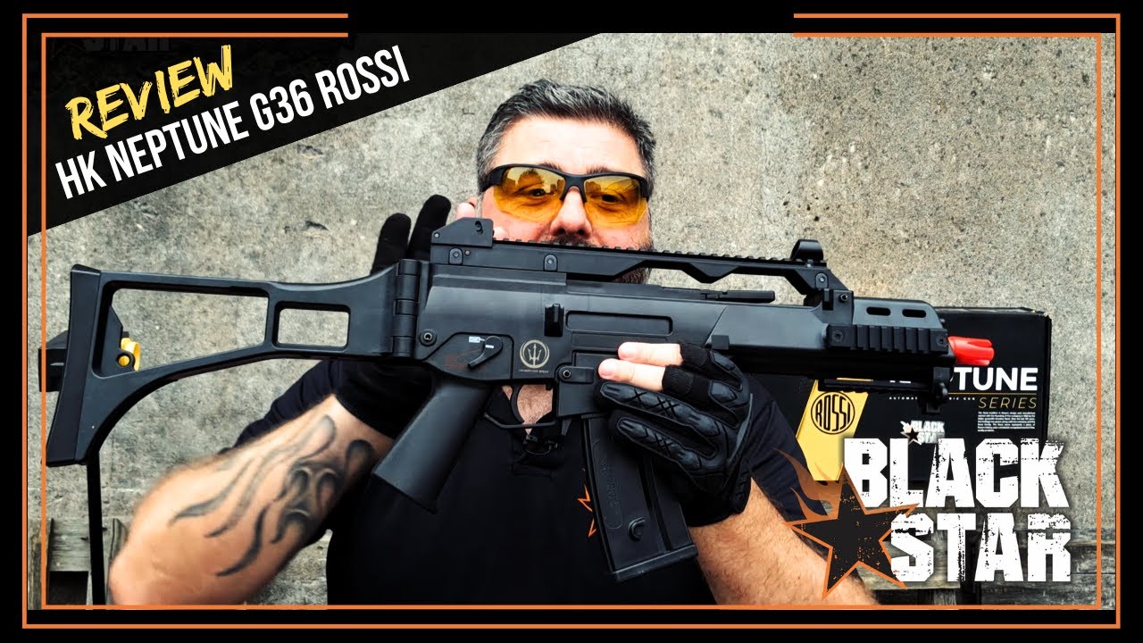 REVIEW: LANÇAMENTO AIRSOFT HK NEPTUNE G36 ROSSI ELÉT. 6mm