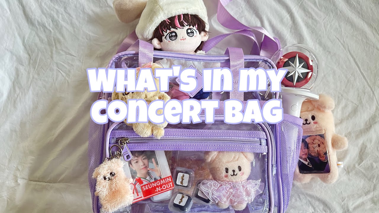What’s in my kpop concert bag ⋆˚｡୨୧˚ stray kids dominate tour edition | bleaching my hair