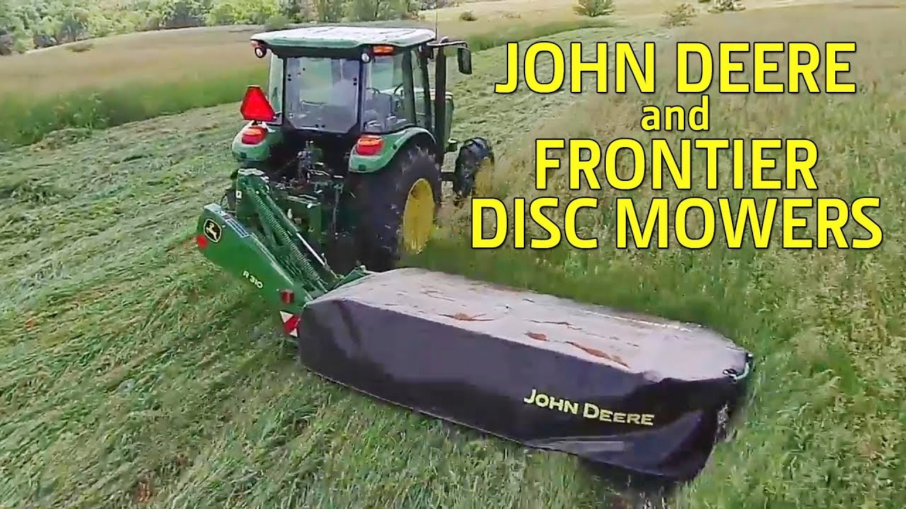 John Deere and Frontier Disc Mowers (Hay Making)