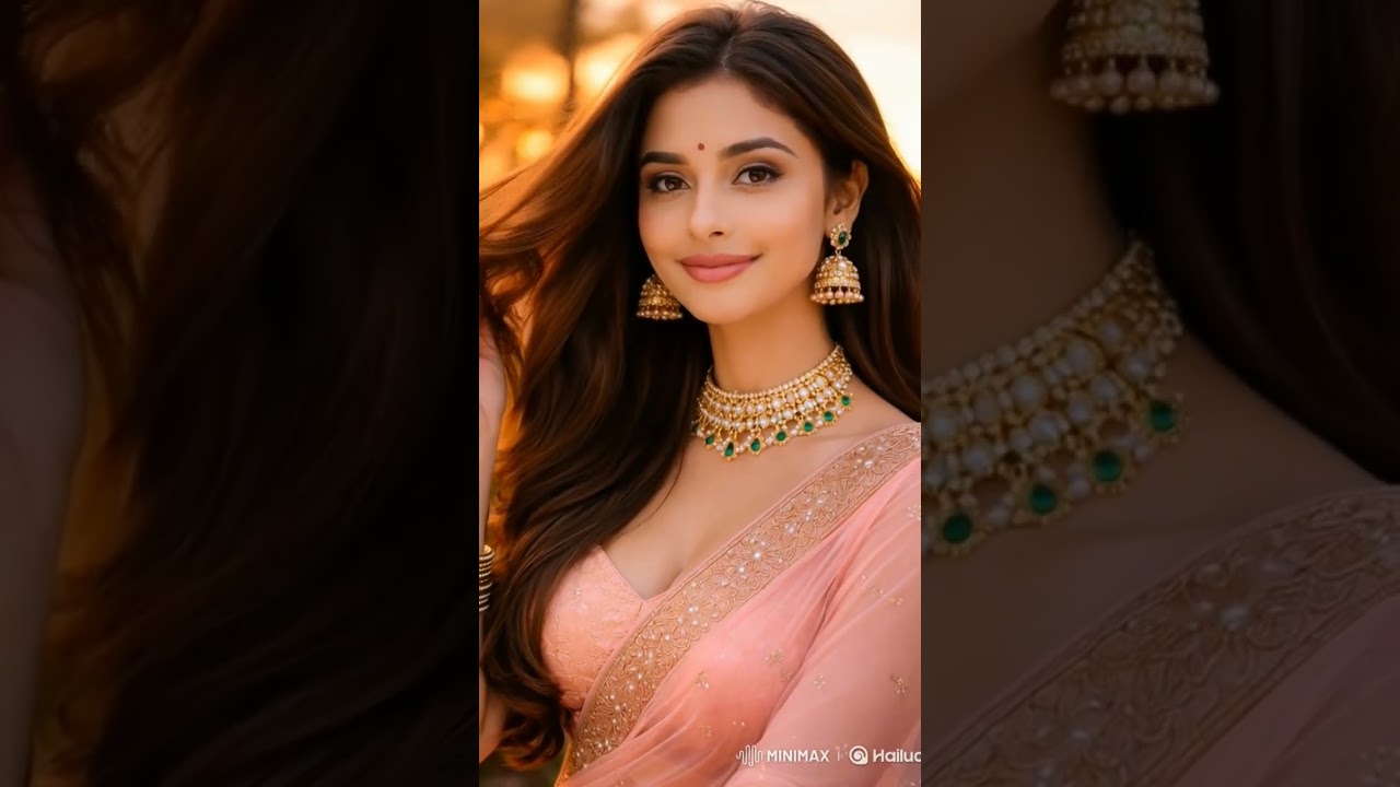 Soft Romantic Traditional Girl Portrait | 4K