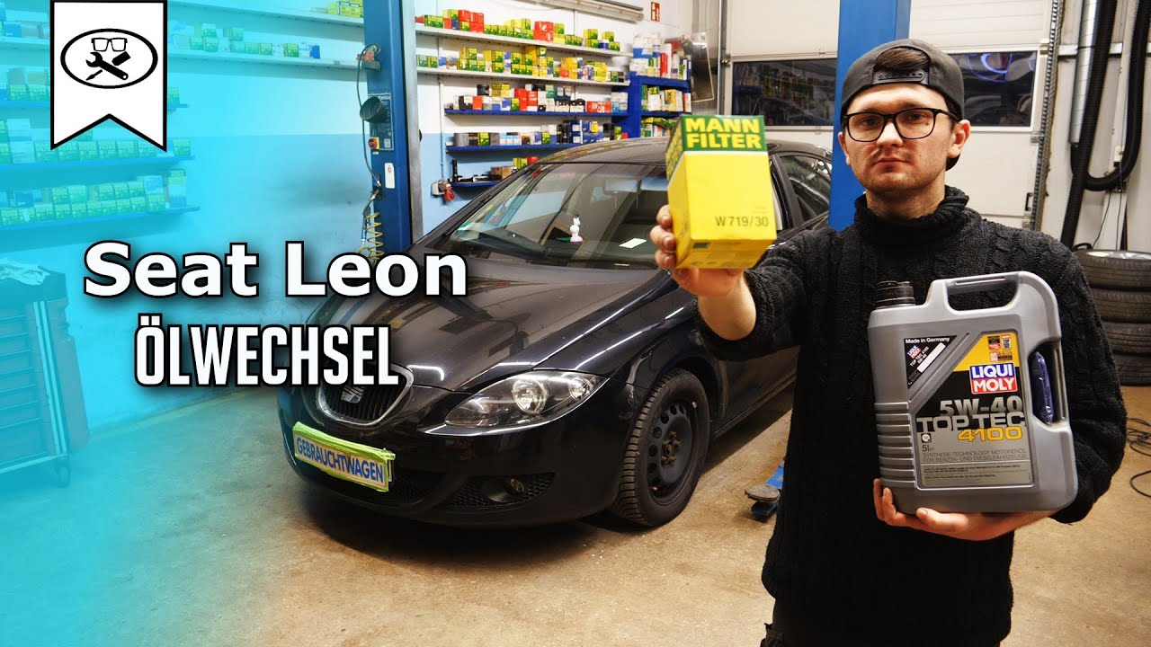 Seat Leon Ölwechsel 1.6 Benzin | Seat Leon oil change | VitjaWolf | HD