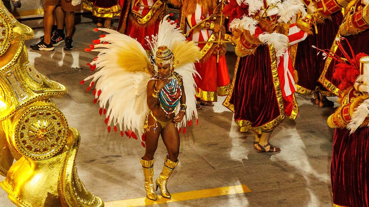 Salgueiro Samba School Carnival Parade 2025 - Rio de Janeiro, Brazil