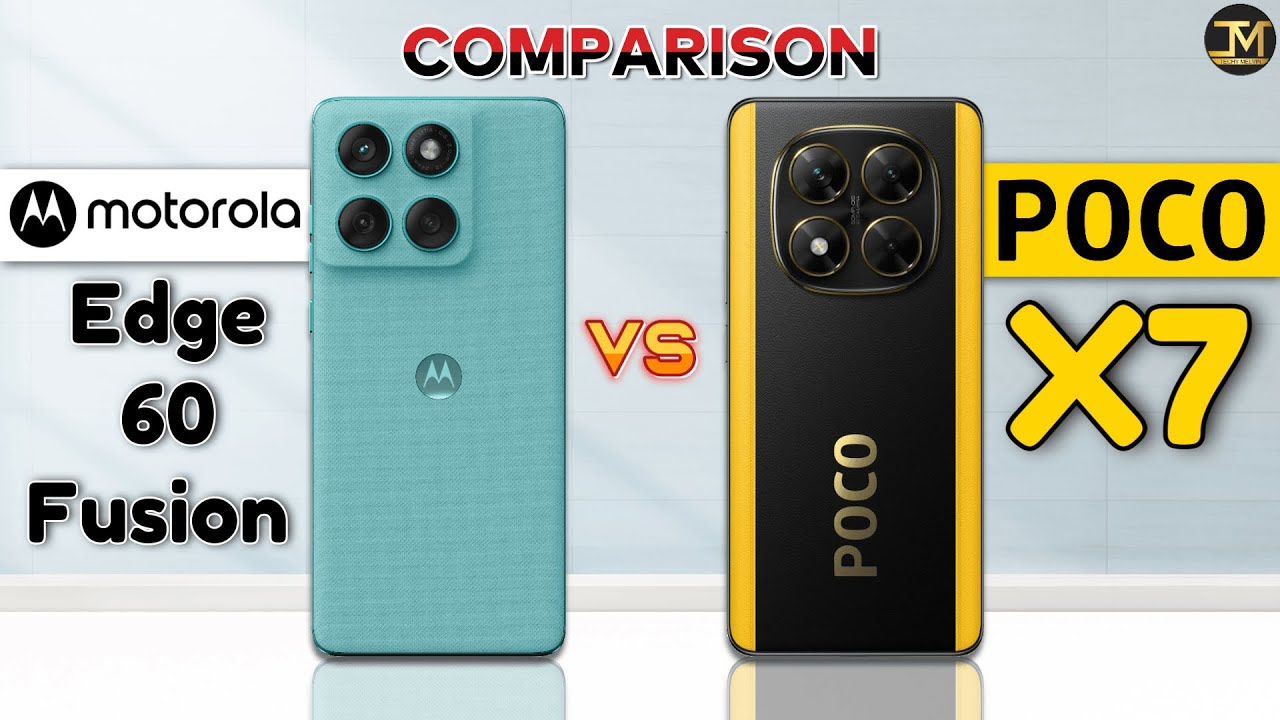 Motorola Edge 60 Fusion vs POCO X7 : Which Phone is Best❓🤔